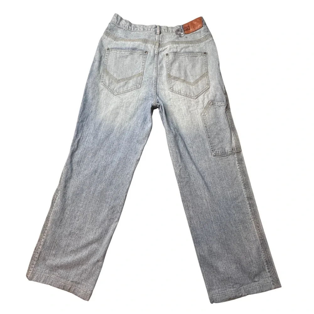 VTG Ecko Unltd‎ Jeans Mens 32x28 Baggy 5-Pocket Carpenter Denim Streetwear Y2K